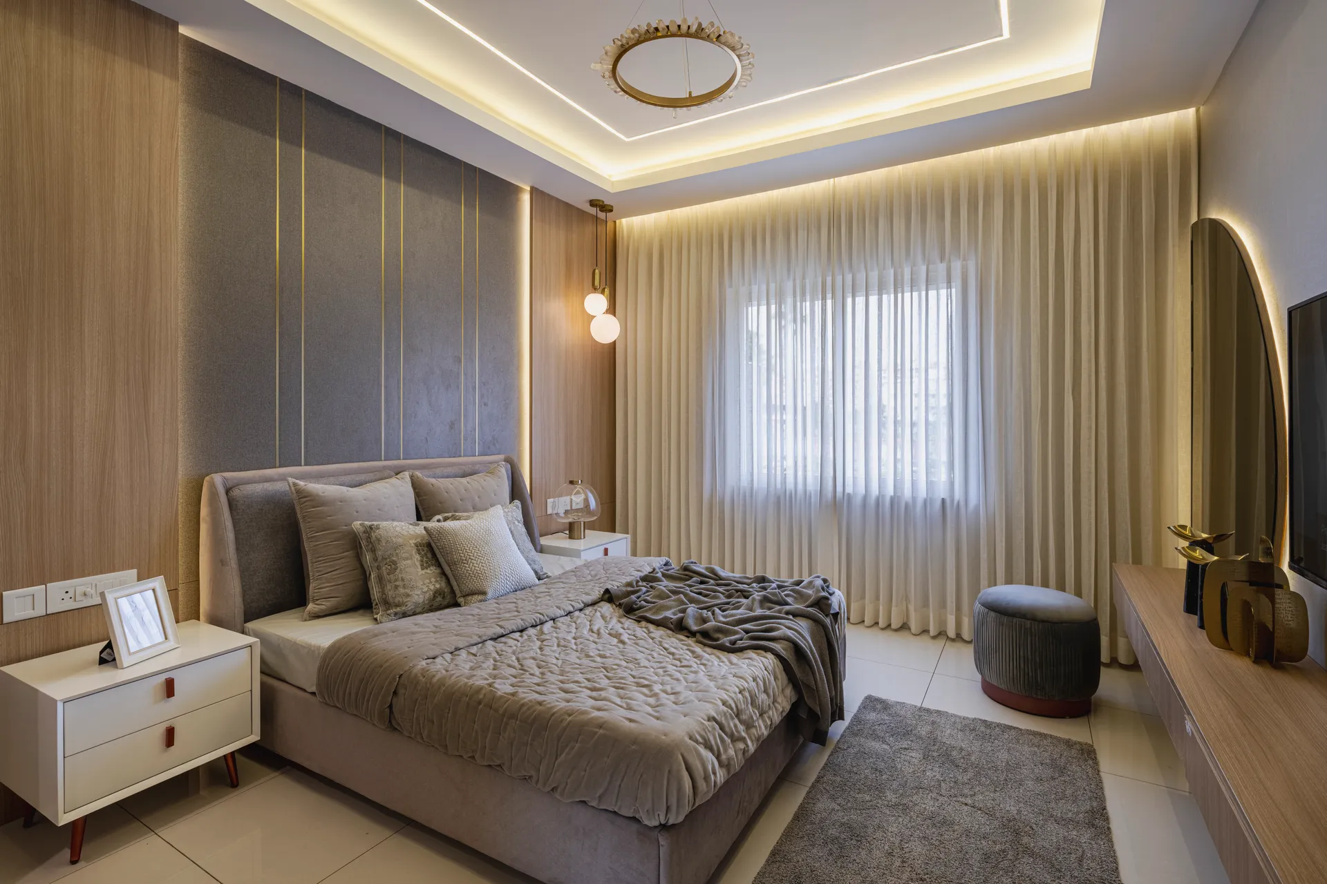 Purva Windermere Spacious Master Bedroom with Premium Interiors